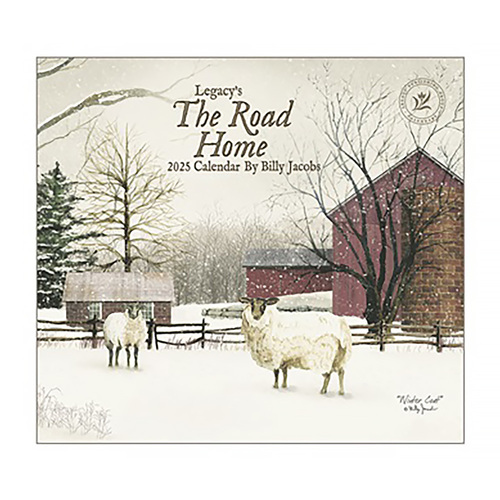 2025 Calendar The Road Home by Billy Jacobs Wall, Legacy WCA92428