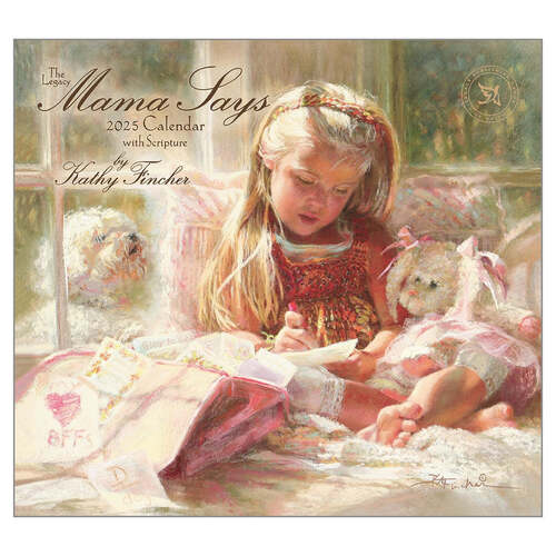 2025 Calendar Mama Says With Scripture by Kathy Fincher Wall, Legacy WCA93290