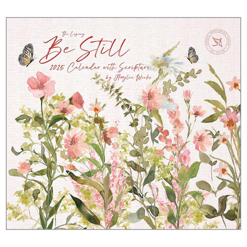 2025 Calendar Be Still With Scripture by Amylee Weeks Wall, Legacy WCA93437