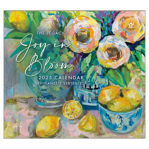 2025 Calendar Joy In Bloom by Jeanette Vertentes Wall, Legacy WCA93782