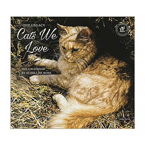 2025 Calendar Cats We Love by Sueellen Ross Wall, Legacy WCA93811