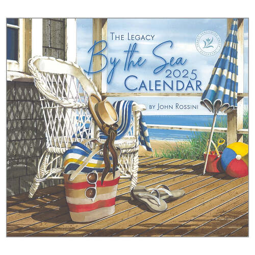 2025 Legacy Calendar By The Sea by John Rossini Wall, Legacy WCA93920