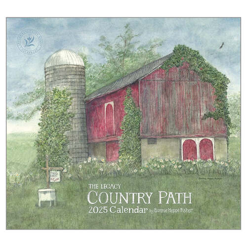 2025 Legacy Calendar Country Path by Bonnie Heppe Fisher Wall, Legacy WCA94347