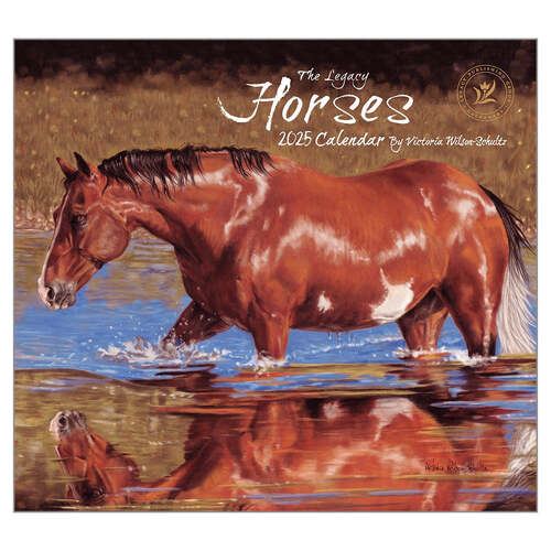 2025 Calendar Horses by Victoria Wilson-Schultz Wall, Legacy WCA94452