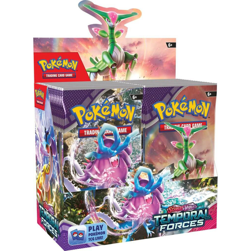 Pokemon TCG Scarlet & Violet Temporal Forces Booster Packs FULL BOX 36 x 10PK