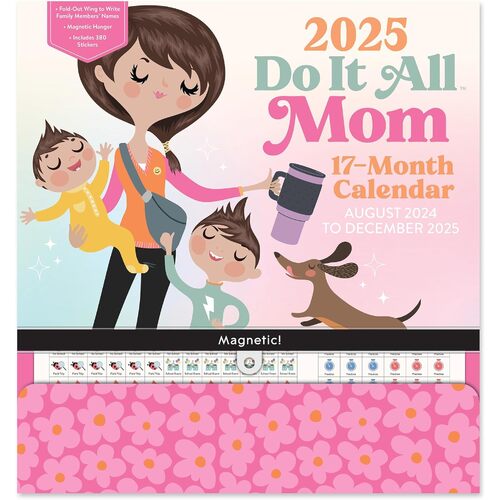 2025 Calendar Mom Do It All Wall Orange Circle Studio 25078