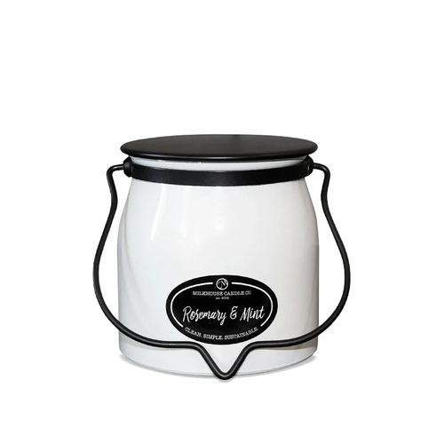 Milkhouse Candle Co. Butter Jar Candle Small 453g - Rosemary & Mint MC42905