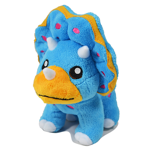 Dazzleworks Plush Dino Mights Triceratops 15cm CA Australia DW000546