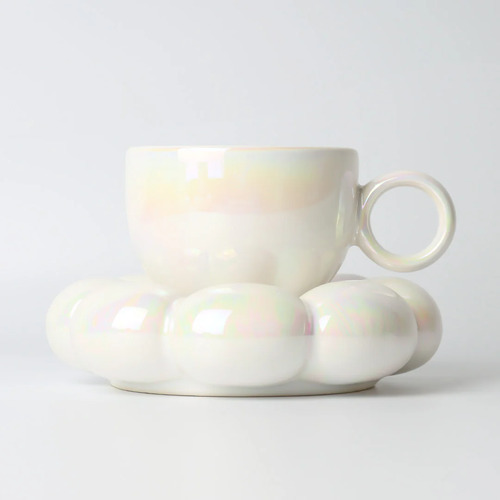 Lottie Mug & Saucer Set Pearl, Sage & Cooper C103.00