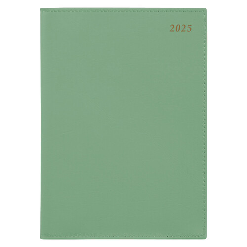 2025 Diary Cumberland Soho A4 Day to Page Sage Spiral PVC 41SSHGR25