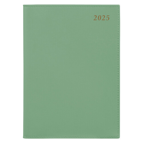 2025 Diary Cumberland Soho A5 Day to Page Sage Spiral PVC 51SSHGR25