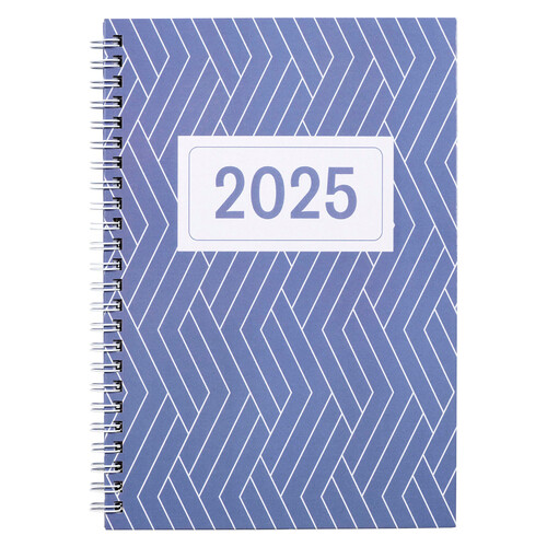 2025 Diary Cumberland Karella Fashion A5 Day to Page Blue Spiral 51KR25