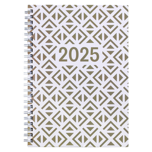 2025 Diary Cumberland Karella Fashion A5 Day to Page Bronze Spiral 51KR25