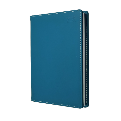 2025 Diary Debden Associate II A5 Day to Page PU Teal 4351.U53