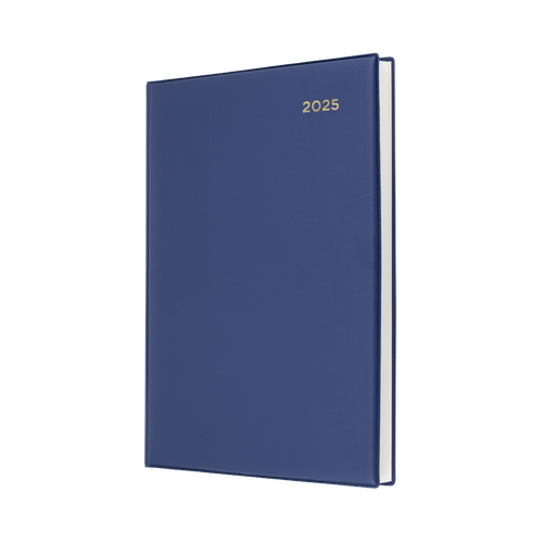 2025 Diary Collins Belmont Desk A5 Day to Page Navy 187.V59