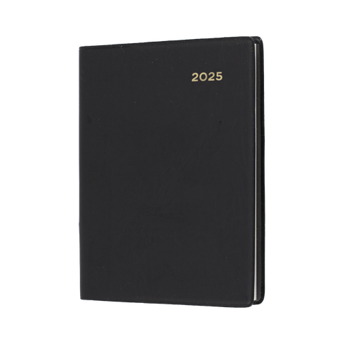 2025 Diary Collins Belmont Pocket A7 Week to View w/ Pencil Black 337P.V99