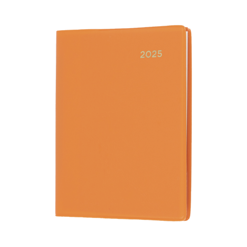 2025 Diary Collins Belmont Colours A7 Pocket Week to View w/ Pencil Orange 337P.V44