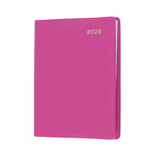 2025 Diary Collins Belmont Colours A7 Pocket Week to View w/ Pencil Pink 337P.V50