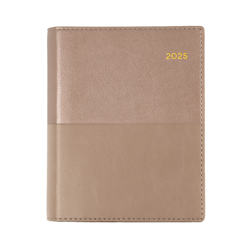 2025 Diary Collins Vanessa A6 Day to Page Rose Gold 165.V49