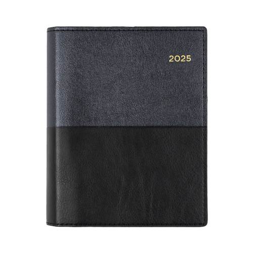 2025 Diary Collins Vanessa A6 Day to Page Black 165.V99