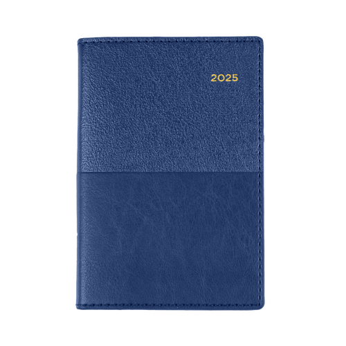 2025 Diary Collins Vanessa B7R Pocket Week to View Blue 355.V59