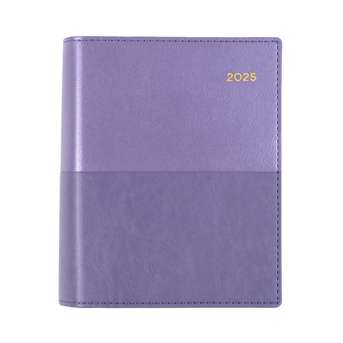 2025 Diary Collins Vanessa A6 Week to View Purple 365.V55