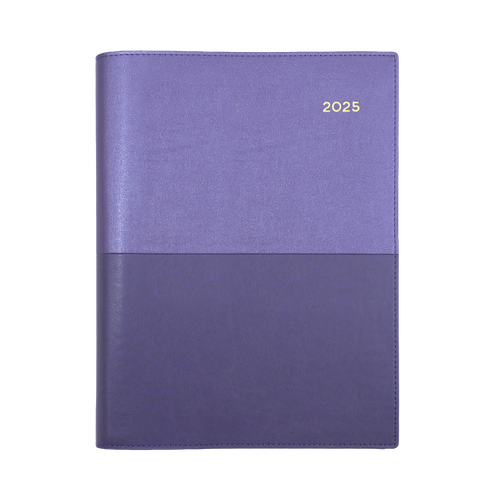 2025 Diary Collins Vanessa A5 Day to Page Purple 185.V55