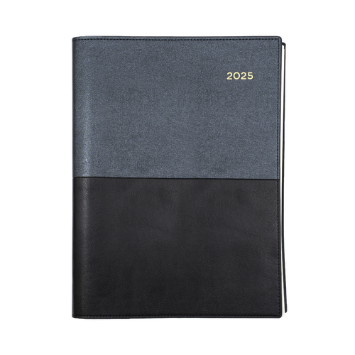 2025 Diary Collins Vanessa A5 Day to Page Black 185.V99