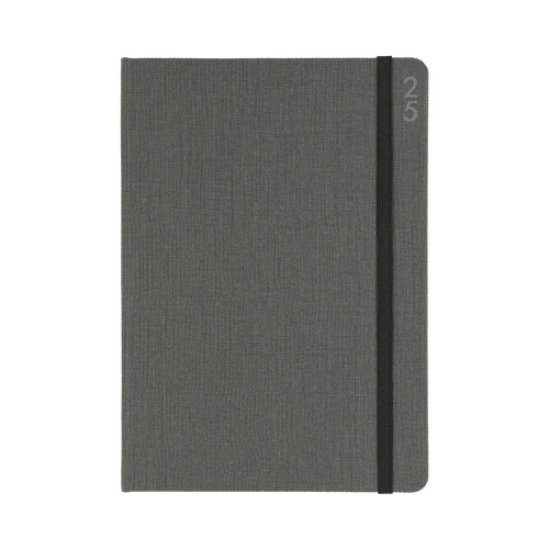 2025 Diary Debden Designer A5 Day to Page Charcoal D18.P98