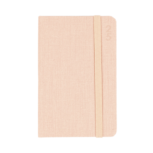 2025 Diary Debden Designer D36 Pocket Week to View Peach D36.P51