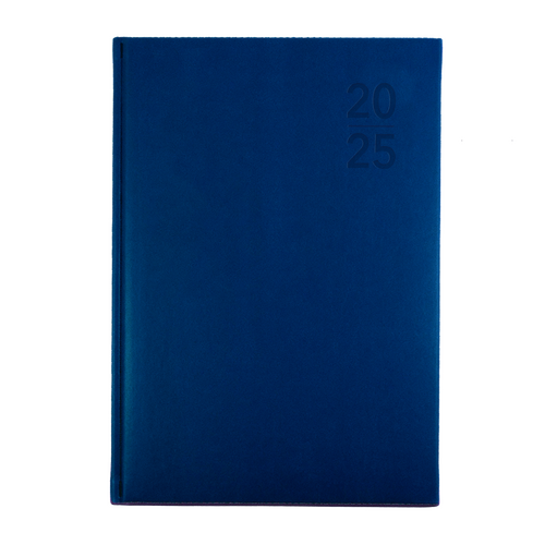 2025 Diary Collins Silhouette A5 Week to View Navy S5700.P59