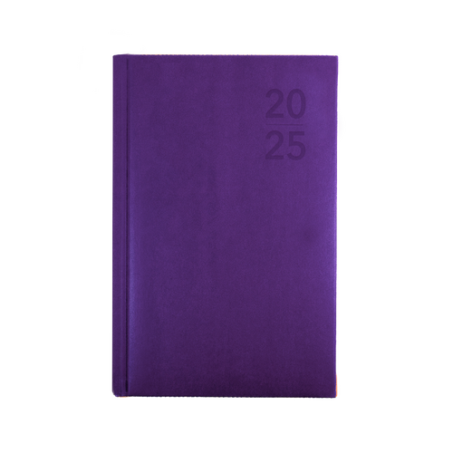 2025 Diary Collins Silhouette B7R Pocket Week to View Purple S6700.P55