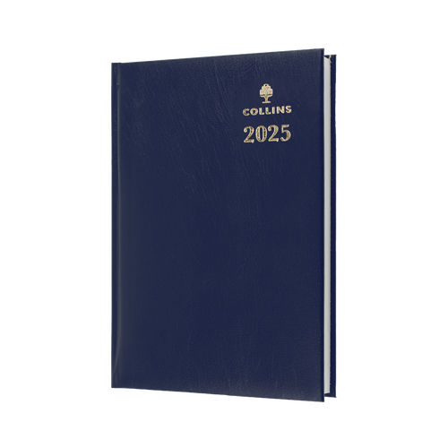 2025 Diary Collins Sterling A5 Day to Page Blue 184.P59