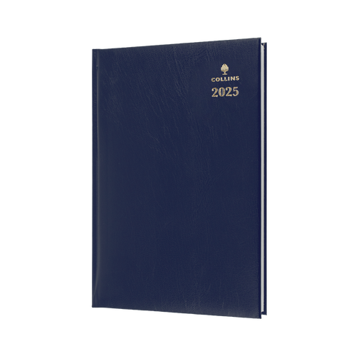 2025 Diary Collins Sterling A4 Week to View Blue 344.P59