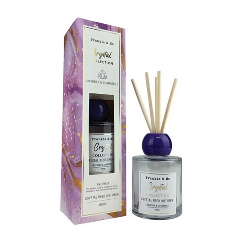 Frankie & Me Crystal Collection Reed Diffuser 150mL Amethyst & Lavender E9382