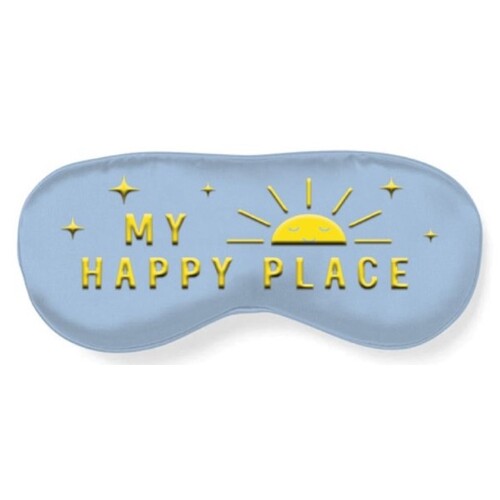 Frankie & Me Eye Mask Embossed My Happy Place