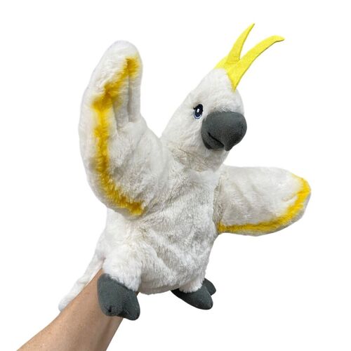 Eco Buddies Hand Puppet Cockatoo 25cm CA Australia ECOPT010