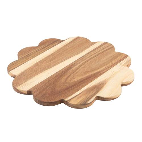 Chelsea Serving Board 40cm Flower Acacia Wood Ladelle 64202