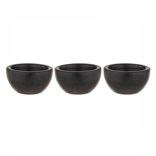 Tempa Emerson Mini Pinch Bowl 3 Pack Black, The Ladelle Group 897287