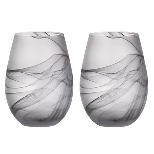 Skylar Stemless Glass 552mL Storm Set of 2 Tempa 898234