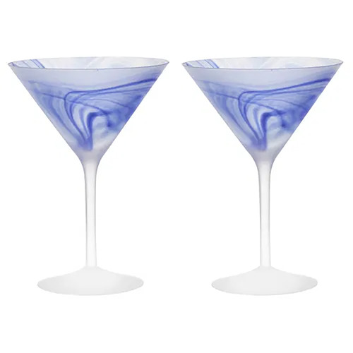 Skylar Martini Glass 291mL Ocean Set of 2 Tempa 898248