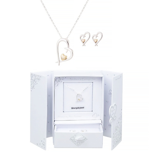 Equilibrium Necklace & Earrings Set Nan, Gibson Gifts 20215