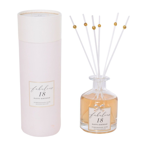 Reed Diffuser Jewelled Fabulous 18 Happy Birthday, Gibson Gifts 20854