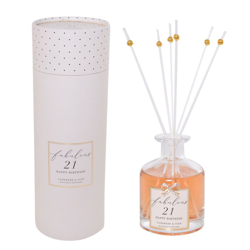 Reed Diffuser Jewelled Fabulous 21 Happy Birthday, Gibson Gifts 20855