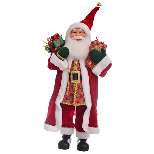 Christmas Figurine Classic Santa Claus Decoration Large 100cm Gibson Gifts 21226