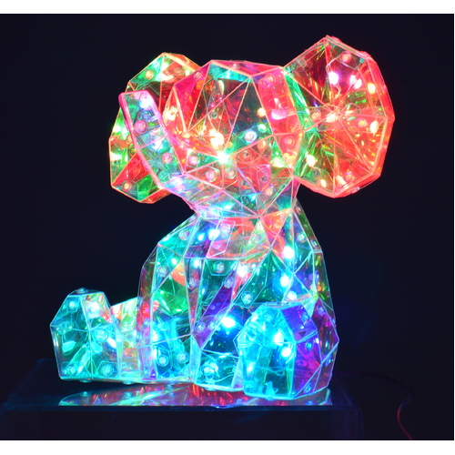 Starlightz LED USB Kids Light SMALL Elephant, Interactive Neon Night Light Gibson Gifts 26293