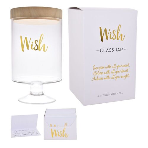 Gratitude Glass Jar Wish, Great Gift Idea 54596