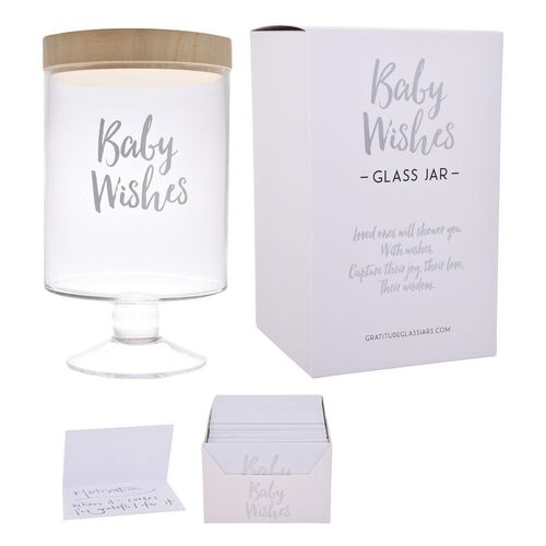 Gratitude Glass Jar Baby Wishes, Baby Gift 54598