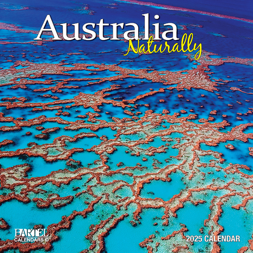 2025 Calendar Ruby Australia Naturally Square Wall Bartel RB501