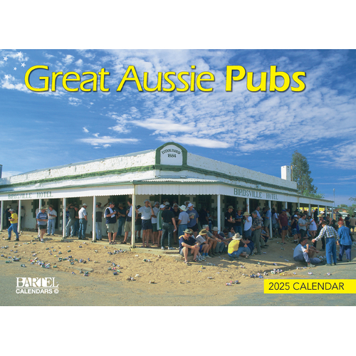 2025 Calendar Prestige Great Aussie Pubs Wall Bartel CA510